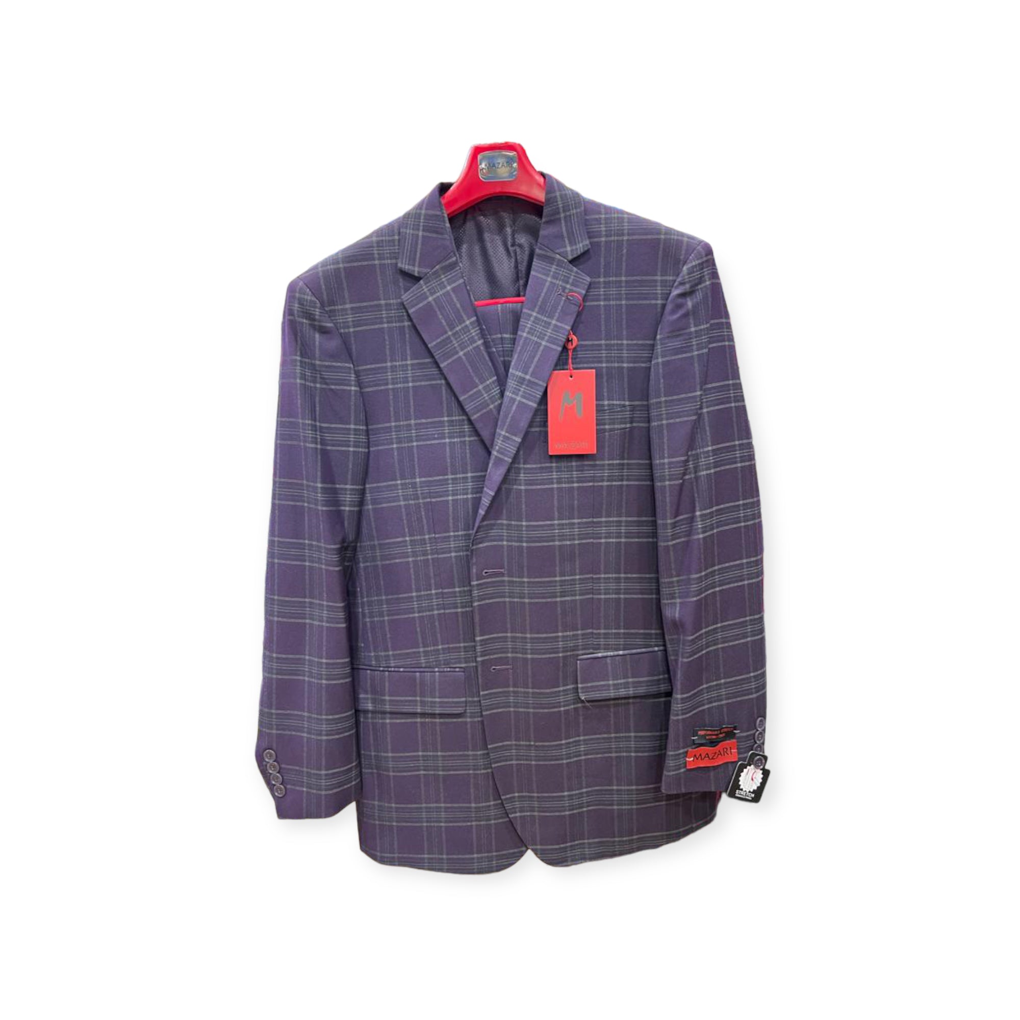 MAZARI: 3PC Modern Fit Suit 2034